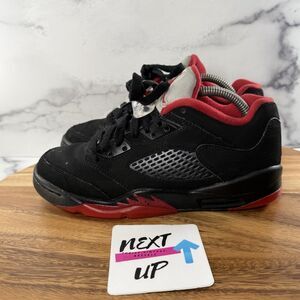 Size 5Y fits Women’s 6.5-Jordan 5 Retro Low Bred Alternate 90 (GS) 314338-001